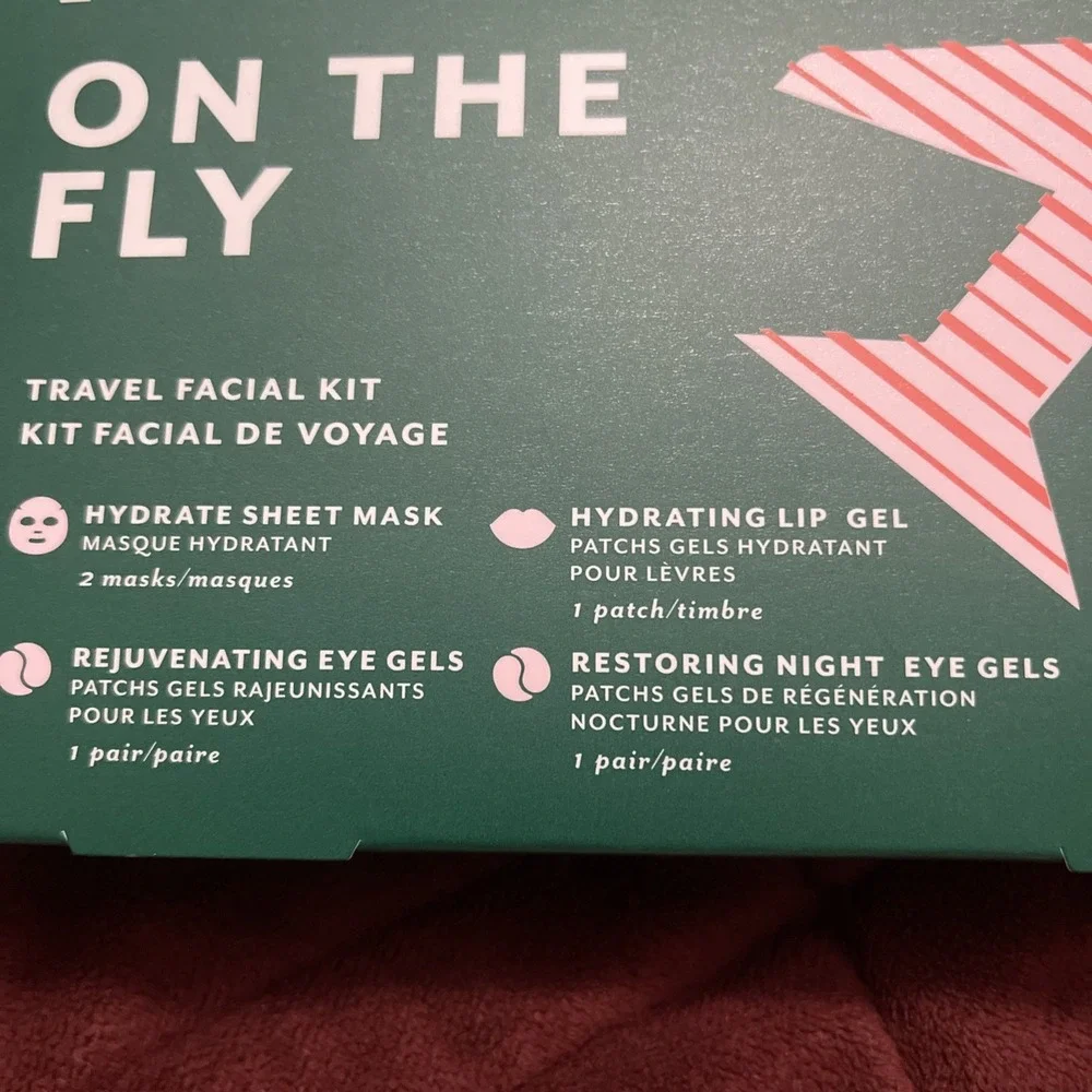 NIB NEW Patchology On The Fly Travel Facial Kit Great‎ Bon Voyage Gift , Wedding